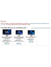 OWC 2400 mhz DDR4 SO-DIMM PC4   19200 actualización de Memoria para 2017 iMac de 27 inch con visualización de retina 5 K