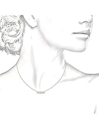 PAVOI - Collar con colgante de ópalo creado en oro de 14 quilates, barra delgada, color verde y blanco, 16.0 - 18.0 in