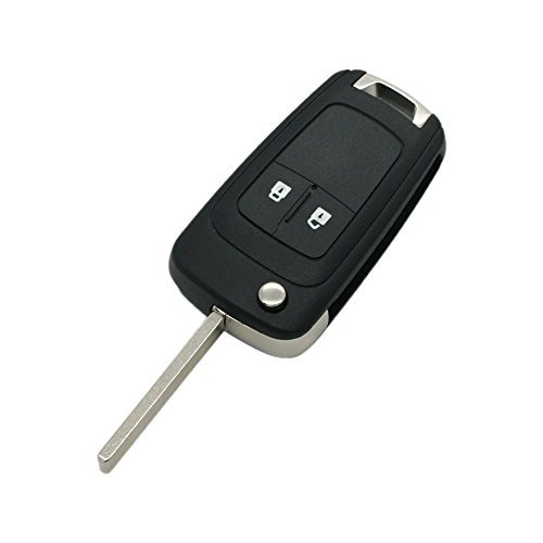 BROVACS Remote Flip Key Shell fit for CHEVROLET BUICK VAUXHALL OPEL 2 Button Keyless Entry Remote Key Case Fob PG660A