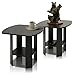 Furinno Simple Design End Table, 2-Pack, Espresso