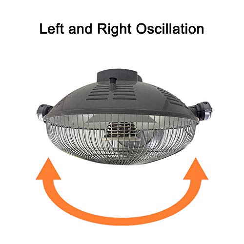 Optimus 14" Oscil Pedestal Digital Dish Remote Heater, Black Pricepulse