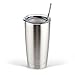 Accmor 18/8 Stainless Steel Straws, Reusable Metal Drinking Straws for 20 Oz Yeti Tumbler Rambler Cups (12, FBA)