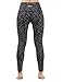 ODODOS Women's High Waisted Yoga Pants with Pocket, Workout Sports Running Athletic Pants with Pocket, Full-Length,SpaceDyeMattBlack,Small