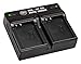 BM Premium EN-EL23 USB Dual Battery Charger for Nikon Coolpix B700, P900, P600, P610, S810c Digital Camera (MH-67P Replacement)