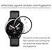 Orzero (2 Pack) Compatible for Samsung Galaxy Watch Active 2 (44mm) Screen Protector, 2.5D Arc Edges High Definition Anti-Scratch Bubble-Free (Lifetime Replacement)