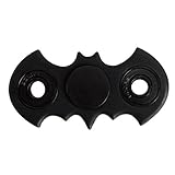 iSmalt Bat shape Fidget Spinner Toy Stress Reducer Perfect For ADD, ADHD, Anxiety, and Autism Adult Children (Black)