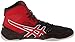 Asics Men's Cael V6.0 Wrestling Shoe,Charcoal/Fire Red/Silver,9 M US