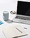 W&P Porter Ceramic Mug w/ Protective Silicone Sleeve, Mint 12 Ounces | On-the-Go | Reusable Cup for Coffee or Tea | Portable | Dishwasher Safe