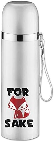 Jidfnjg Funny For Fox Sake Stainless Steel Bottle Vacuum Flask Thermos Coffee Cup Hot Drink Or Cold Drink.