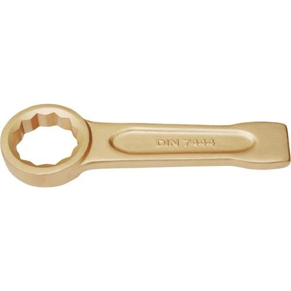 Bahco NS104-49 Slogging Ring Spanner, Gold, 49 mm