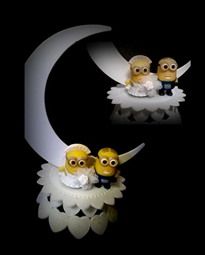 Click Here to See More Images DESPICABLE ME MINIONS WEDDING CAKE TOPPER UNIQUE