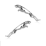 2pcs Sets B040 Car Styling Emblem Decal Badge Fender Side Sticker JAGUAR XF XJ XJS XK S-TYPE X-TYPE