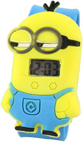 New 3D Eye Despicable Me Minion Cartoon Clap Watch Kid Quartz Wrist Watches