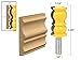 YONICO Crown Molding Router Bits 2-1/4-Inch Colonial 1/2-Inch Shank 16148