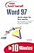 Teach Yourself Word 97 in 10 Minutes (Sams Teach Yourself...in 10 Minutes) by 