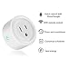 Wi-Fi Smart Plug, 2 Pack Mini Smart Outlets Sockets, No Hub Required, Works with Amazon Alexa Echo Google Assistant, Multi Function with Timing Wifi Enabled Remote Control