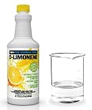 100% Pure D-Limonene Citrus Orange Oil Extract Best Natural Solvent Extracted from Orange Peels (Citrus Cleaner Degreaser & Deodorizer) (22.5 oz)