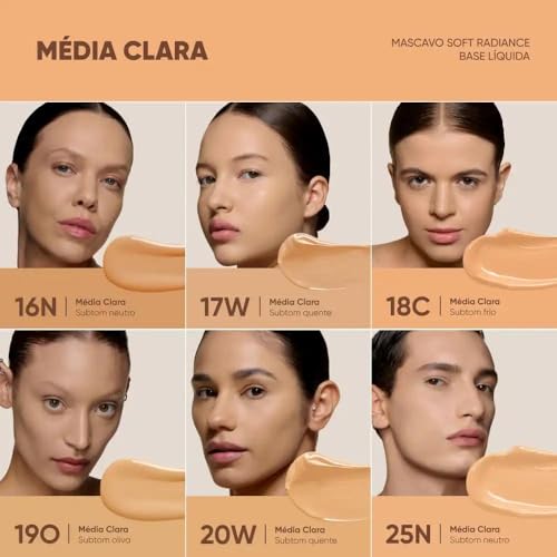 Mascavo Soft Radiance Base Líquida 19o 30ml