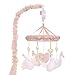 Grace Pink Swan and Hearts Musical Mobile by The Peanut Shell