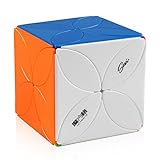 D-FantiX Qiyi Clover Cube, Four Leaf Clover Speed Cube Stickerless