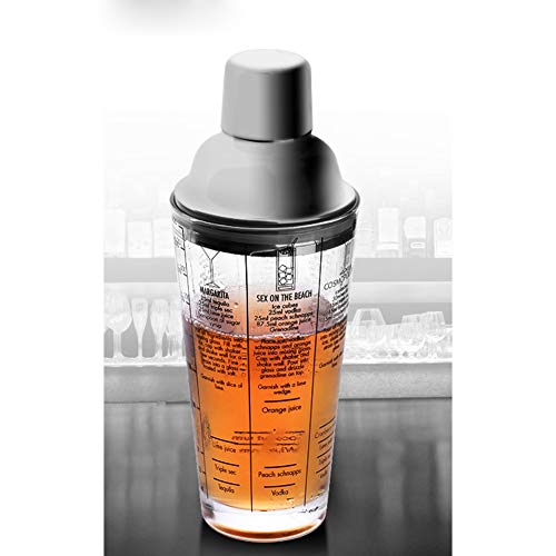 Cocktail Shaker Set, 4-Teiliges Cocktail-Set Inklusive 400 Ml Shaker, Martini Barkeeper-Zubehör Party… – Bild 5