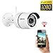 Bullet Camera, Uokoo Wireless Wifi IP 1080P 2.0 Megapixel HD Home Surveillance Indoor /Outdoor Cloud IP Camera , Mini Bullet Security Camera IP66 Waterproof IR Night Vision Security IP Camera(Y1080)