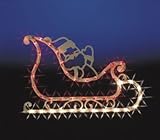 Impact Innovations Christmas Lighted Window Decoration, Sleigh