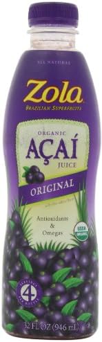 Zola Acai Power Juice, Og, Orgnl Acai, 32-Ounce (Pack of 2)
