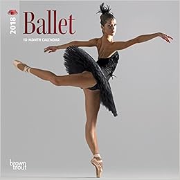 Ballet 2018 7 X 7 Inch Monthly Mini Wall Calendar With Foil - 