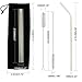 Reusable Tableware Set with Stainless Steel Straws, TIMGOU 2 Flatware Sets with Carry Case, Knife, Fork, Spoon, Chopsticks, and 4 Metal Drinking Straws with Brush for 20oz 30oz Tumbler (Red, Blue)