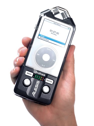 Alesis Handheld Stereo Recorder for iPod, Record stereo audio directly to your iPod