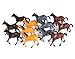Neliblu Horse Toy Set, 1-Dozen, 6-Inch