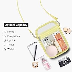 USPECLARE Clear Purse Stadium Transparent Messenger