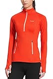 BALEAF Women's Thermal Fleece Half Zip Thumbholes