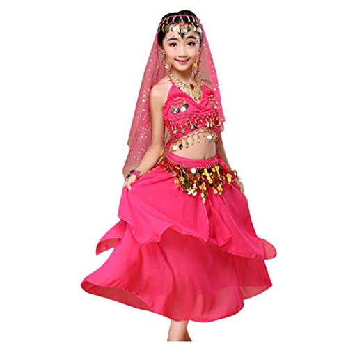 Baby Dance Dresses, Inkach Kids Girls India Belly Dance Outfit Costume Top+Skirt Set Clothing