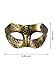 HESTYA 8 Pieces Vintage Masquerade Masks Gold Carnival Antique Mask Halloween Costume Accessories for Men Women
