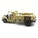 koolfigure Custom Sets of WW2 Military Army Truck, Vehicle Mounted Howitzers, Armored Car, Aircraft Building Blocks Toy (Truck w/ Howitzers)