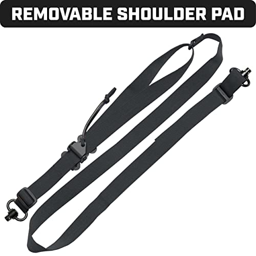 TACTICON BattleSling Elite Padded Quick Adjust QD 2 Point Rifle Sling