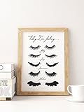 Minimalist Poster "Eye Lashes", Fashion Print, Wall Decor, Minimal Art, Glamour, Fashion Wall Art, Fashion Poster, Beauty, Bedroom Decor