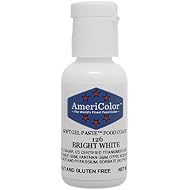 Food Coloring AmeriColor - Bright White Soft Gel Paste, .75 Ounce