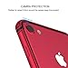 iPhone 8 Case, iPhone 7 Bumper Case,CASEKOO [Aluminum Frame+TPU Inner] Shockproof Protective Bumper Case for iPhone 8 /iPhone 7 [Metal Series]-Red