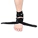 ApudArmis Compression Ankle Brace Support for Sport Running Basketball Joint Pain - Men & Women, L/XL Size with Adjustable Stabilizer Straps, Black