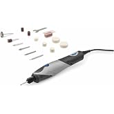 Dremel Stylo+ 2050-15 Rotary Tool Kit with 15 Accessories, Engraving Pen | Variable Speed (5,000-22,000 RPM), Quiet Operation, For Precision Polishing, Engraving, Wood Carving, 3D Printer Sanding