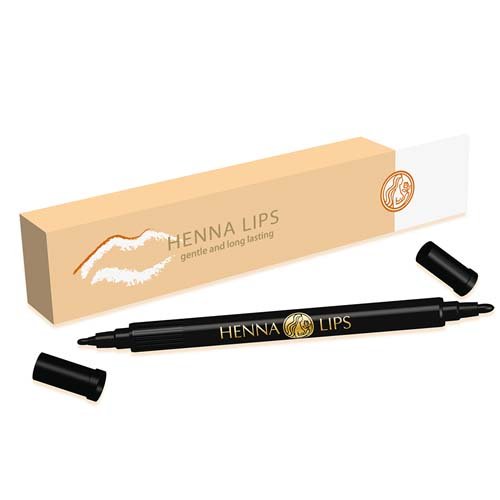 Natural Lip Stain, Henna Lips Lip Liner Rubi Beauty