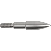 Bohning Match Grade Screw-in Bullet Points for Small (17/64"/0.204"/5mm) Arrow Shafts, 100 Grain, 12pk