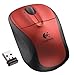 Logitech Wireless Mouse M305 (Crimson Red)