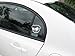 (Pack of 2) iJDMTOY JDM Style Mad Evil Pig Head Die-Cut Decal Vinyl Stickers