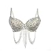 BellyLady Belly Dance Tribal Sequined Bra Top, 34A/34B/36A, Christmas Gift Idea