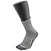 adidas Men's Cushioned X II Mid Crew Socks (2-Pair), Onix - Light Onix Marl/Onix/Black/Shock Slime, Large, (Shoe Size 6-12)