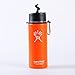 QeeLink Flip Lid for Hydro Flask - Wide Mouth Insulated Bottle Lid - Hydro Flask Accessories - Include Hydro Flask Replacement lid, Safety Ring and Carabiner